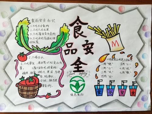 文苑学校关注食品安全 共建和谐校园食品安全知识手抄报微作品展