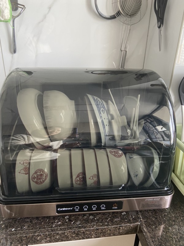 康宝消毒柜家用小型台式 碗筷茶杯婴儿奶瓶刀架立式消毒碗柜 紫外线烘干免沥水厨房收纳柜ZTD40-KH1Z晒单图