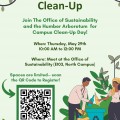 Poster for North campus clean up