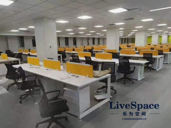 上海某汽车服务商办公家具+食堂桌椅案例