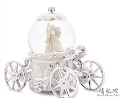 JARLL水晶球雪花音乐盒