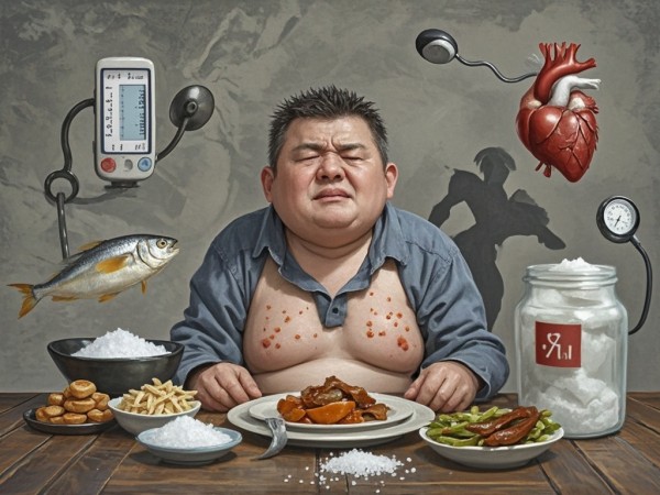 摄入过多盐分易导致哪些危害