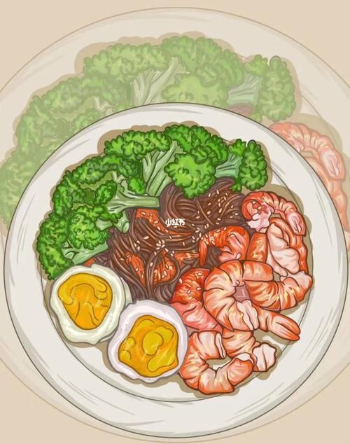 美食简化图 美食简易图