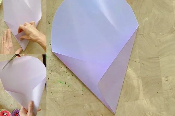 妇女节手工,剪纸,剪纸花,花束制作,花束