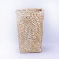 简约创意手工海草编收纳筐客厅卧室装饰筐