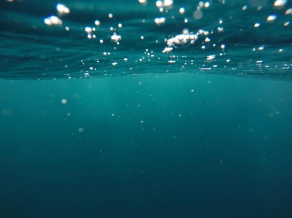 water surface from underneath, representing conscious and subconscious