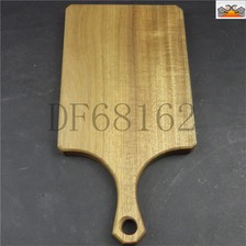 DF68162 切菜板橡胶木托盘 实木方形无漆披萨牛排板寿司零食坚果面包炸鸡盘套 DF Trading House