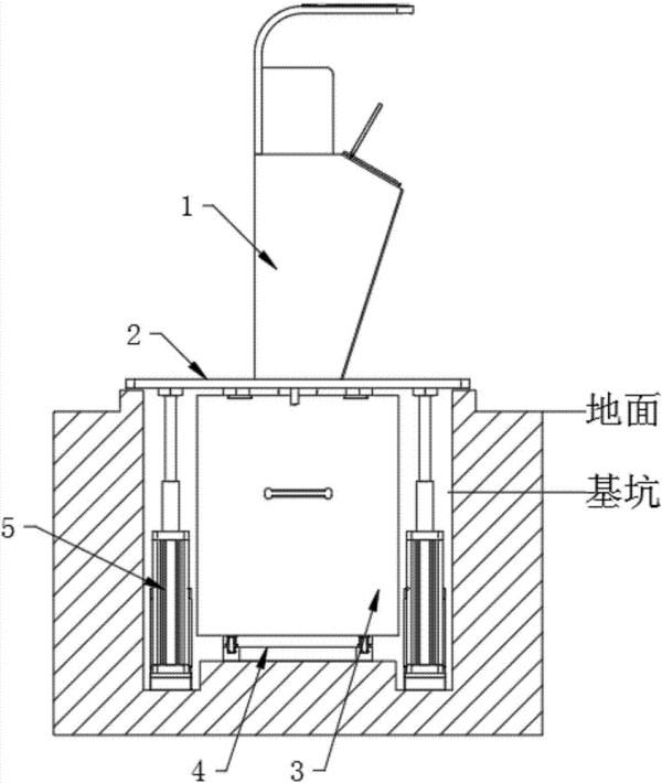 一种市政园林用双腔隐藏式垃圾桶的制作方法