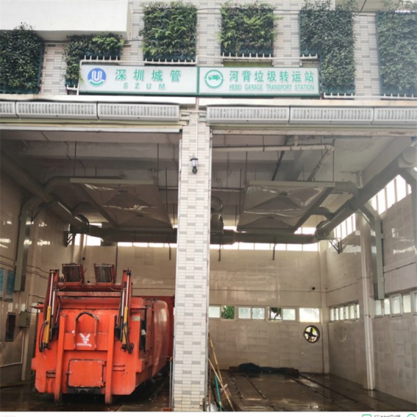 生活垃圾站除臭设备运作方式,空气净化除臭设备,自动感应