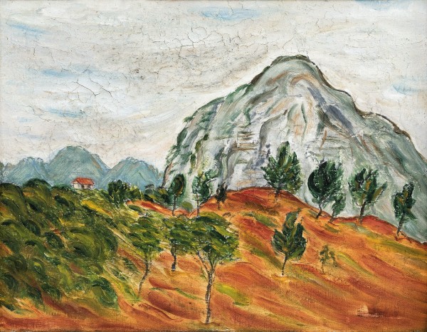 1940年作 风景 布面油画