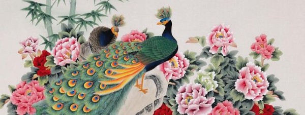 床头装饰画挂什么好，最适合卧室的花鸟画欣赏