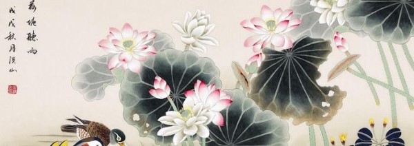 床头装饰画挂什么好，最适合卧室的花鸟画欣赏
