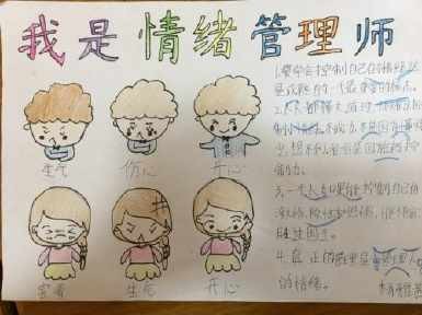 情绪管理心灵手抄报 关于情绪的手抄报