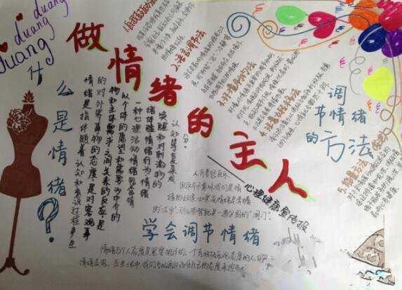 内容管理情绪手抄报图片大全关于情绪的手抄报图片大全亲亲宝贝网