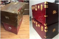 上海樟木箱翻新 老家具翻新 旧箱子翻新
