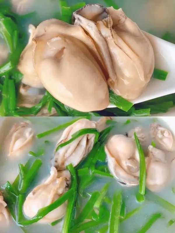 韭菜可以搭配牡蛎一起吃，同食可补肾降糖