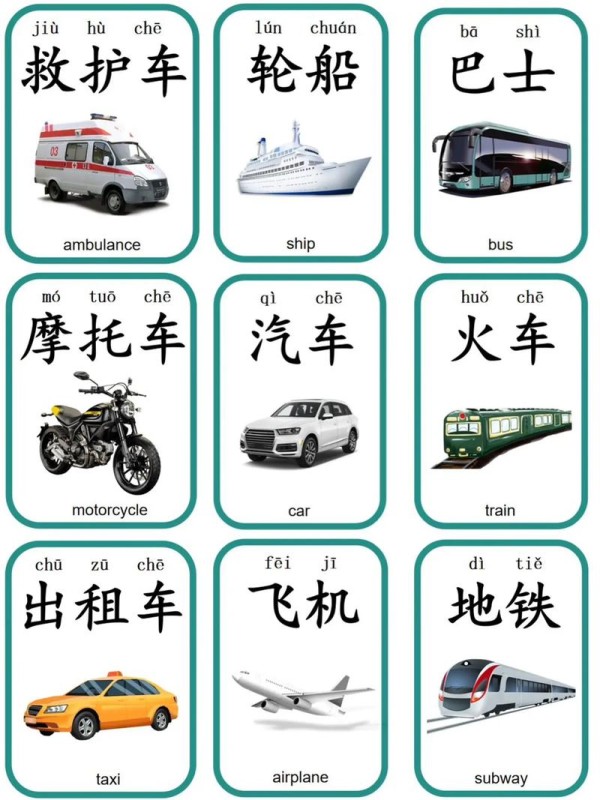 交通工具有哪几种