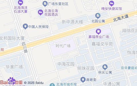 联想来酷智生活体验店北海市时代广场116号周边公交站点