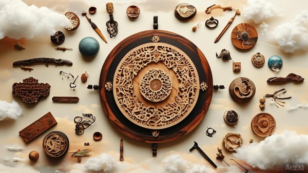《丝路之韵》木艺作品，从图纸到成品的艺术之旅-手工制作-教程与素材社区-探索手工艺术！