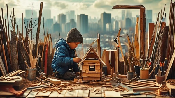 手工制作小木屋：初学者的DIY乐园-手工制作-教程与素材社区-探索手工艺术！