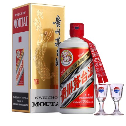 茅台（MOUTAI）飞天 53%vol 500ml 贵州茅台酒（带杯）