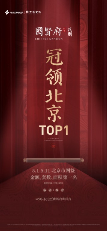 137套，卫冕北京网签三冠王 北京国贤府贰期持续霸榜