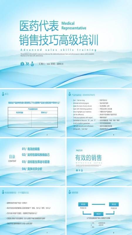 医药代表销售技巧培训课件PPT