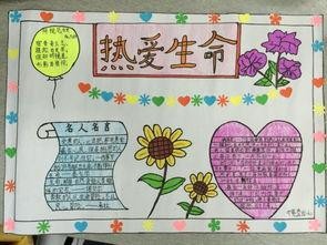 小学生热爱生命的手抄报热爱生命的手抄报