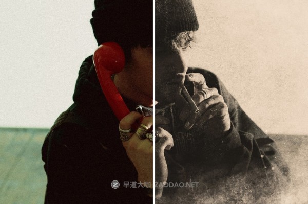 复古老式做旧摄影照片处理特效PS样式模板 Vintage Photo Effect插图3