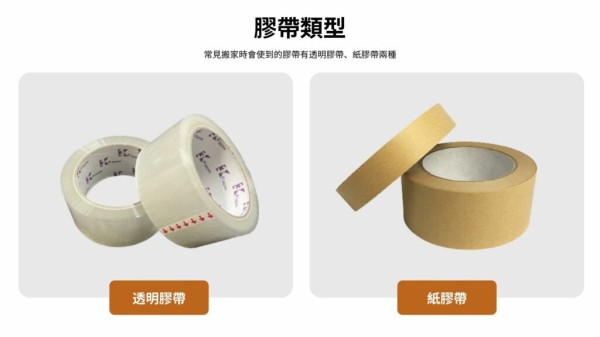 搬家打包膠帶類型