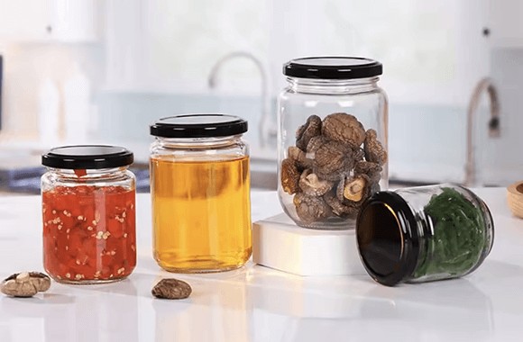 glass food jar