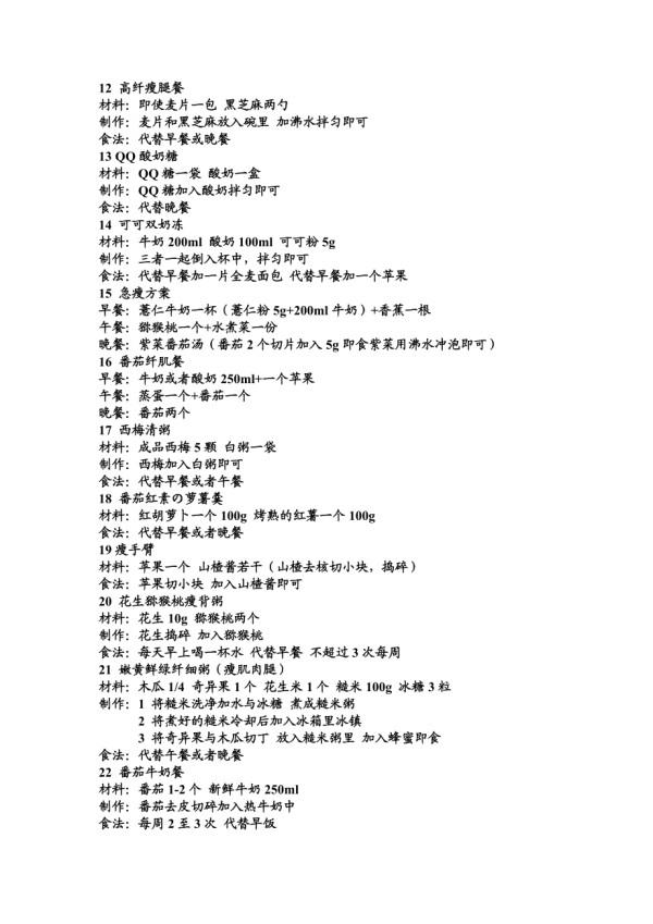 简单有效的减肥食谱精心整理 总有你款适合你_第2页