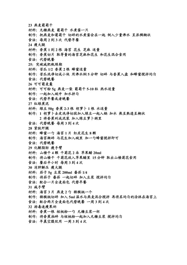 简单有效的减肥食谱精心整理 总有你款适合你_第3页