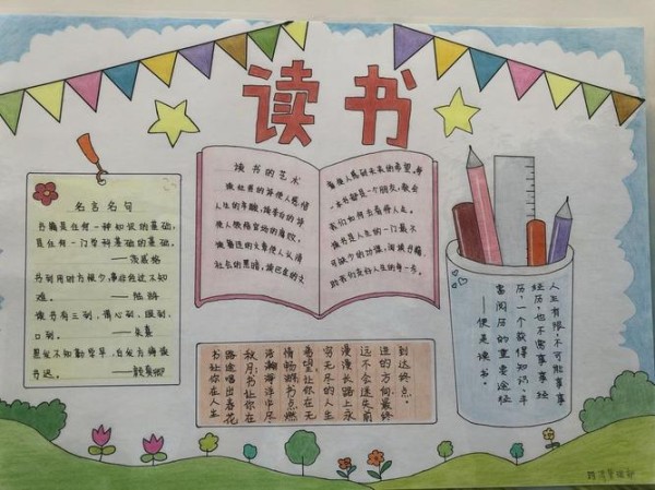 水务公司2020年读书月系列活动之手抄报作品展出