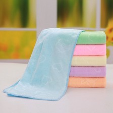 【LOVELY HOME】【持嘉】毛巾夏季清爽透气擦脸巾 小熊压花毛巾 卡通压花毛巾 超细纤维毛巾 家务抹布茶巾