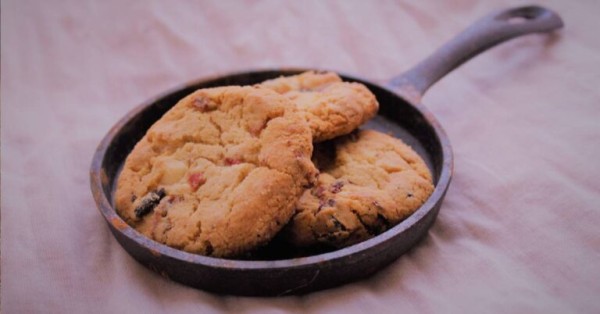 Skillet cookie fit de chocolate