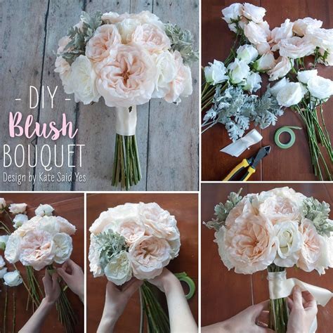 How to make your own wedding bouquet with fake flowers