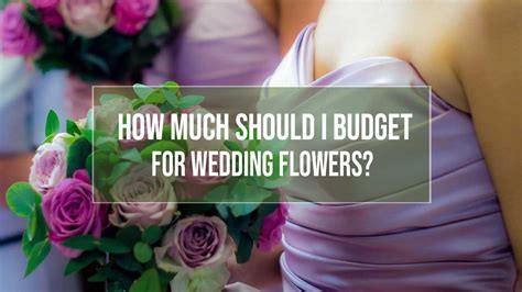 What is a good wedding floral budget? .