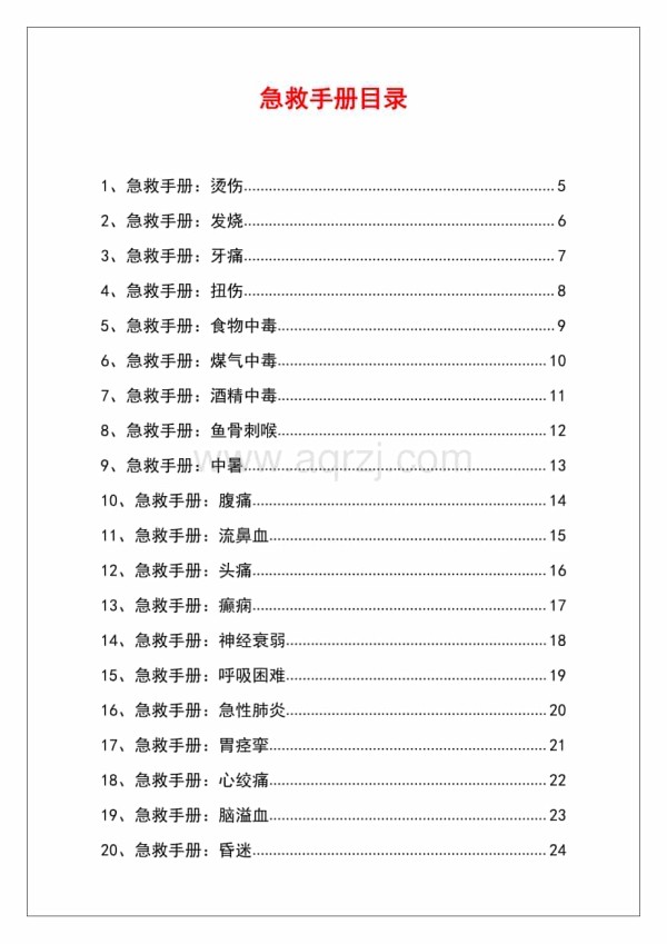 最新版突发情况急救手册（人手一册）.docx_第2页