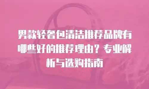 男款轻奢包清洁推荐品牌有哪些好的推荐理由？专业解析与选购指南