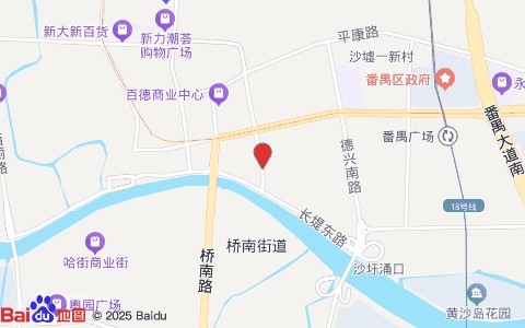 玉红清洁服务部位置示意图