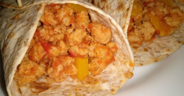 fajitas de soja texturizada