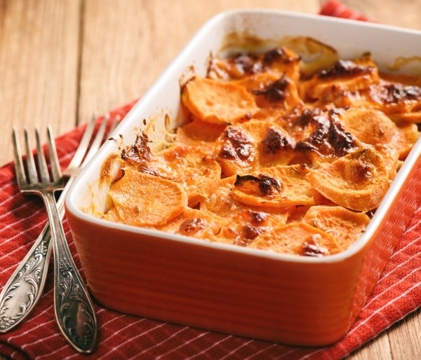 Vegan sweet potato casserole