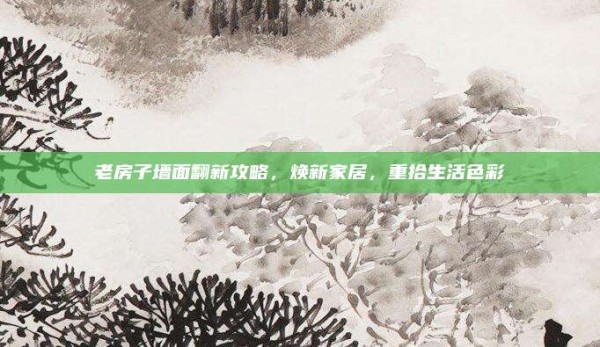 老房子墙面翻新攻略,焕新家居,重拾生活色彩