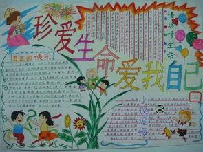 关爱自己手抄报手抄报图片素材