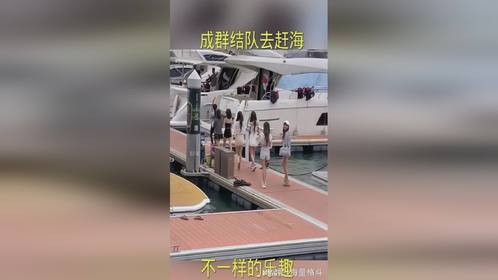 成群结队去赶海，不一样的乐趣