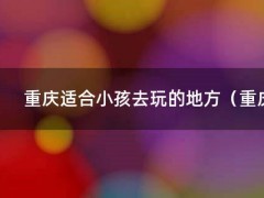 重庆适合小孩去玩的地方（重庆适合小孩去玩的地方）