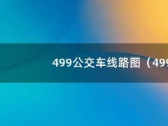 499公交车线路图（499公交车站点查询）