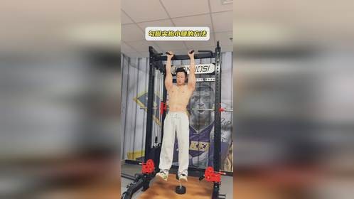 悬垂举腿超高效掌握健身干货速练迷人腹肌