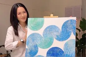 好神奇❗️装修废料能做装饰画 家里有个学美术的姐姐太幸福了 #自制装饰画 #肌理画 #姐妹日常视频封面